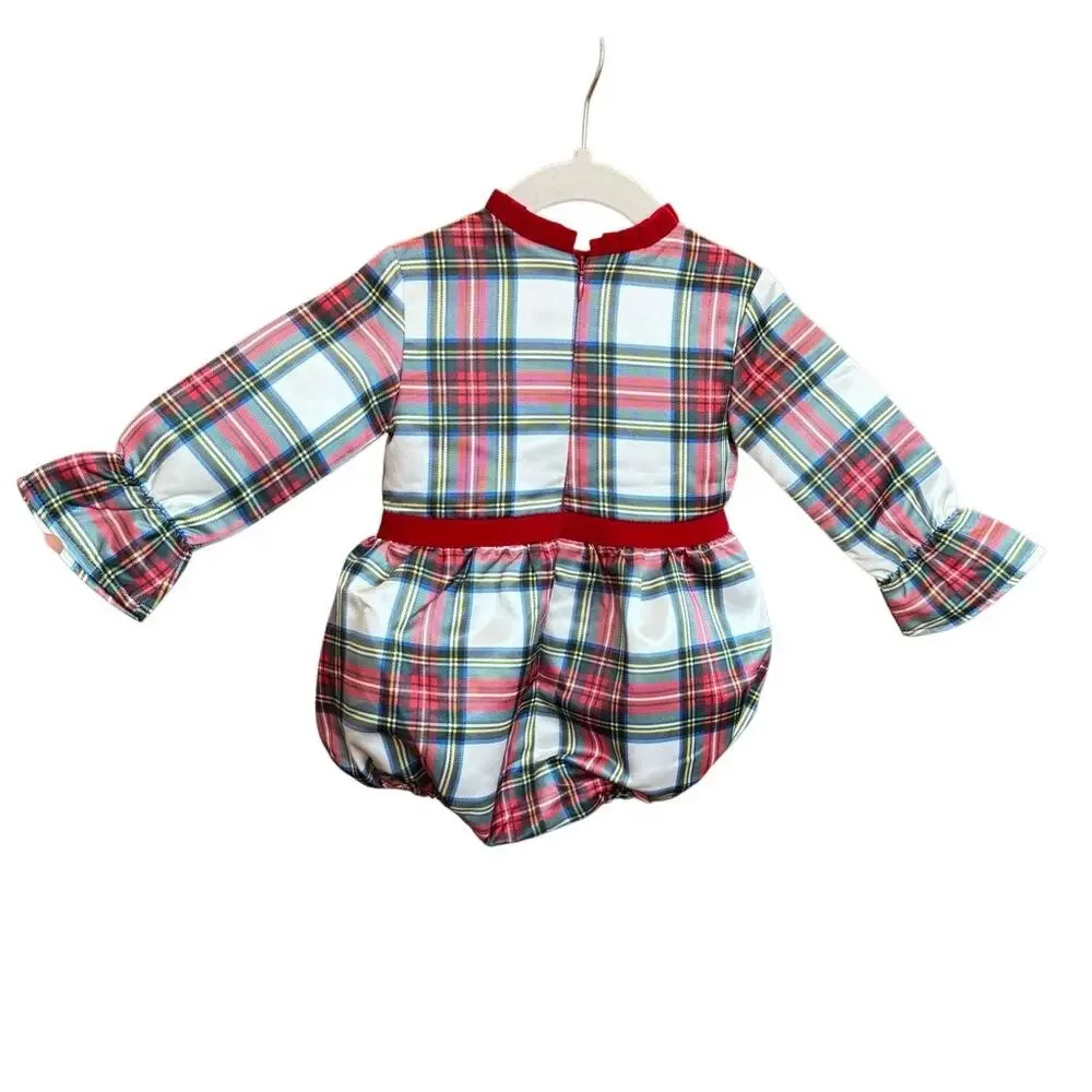 Henry Duvall HAZEL BUBBLE TOWNSEND TARTAN Baby Size 0-6 Months‎ Christmas Plaid